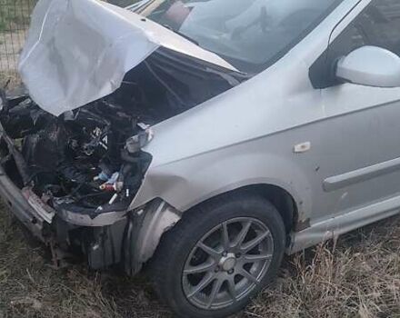 Серый Хендай Гетц, объемом двигателя 1.3 л и пробегом 178 тыс. км за 1500 $, фото 1 на Automoto.ua