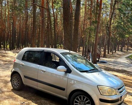 Сірий Хендай Гетц, об'ємом двигуна 1.3 л та пробігом 200 тис. км за 5500 $, фото 4 на Automoto.ua