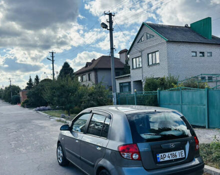 Серый Хендай Гетц, объемом двигателя 1.1 л и пробегом 171 тыс. км за 2800 $, фото 5 на Automoto.ua