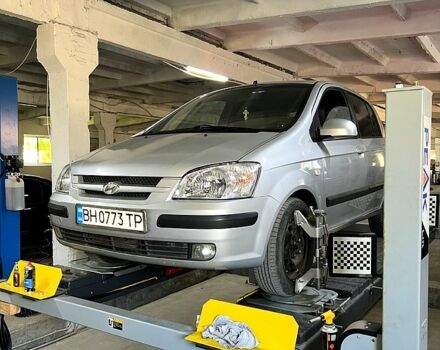 Сірий Хендай Гетц, об'ємом двигуна 1.3 л та пробігом 250 тис. км за 4800 $, фото 6 на Automoto.ua