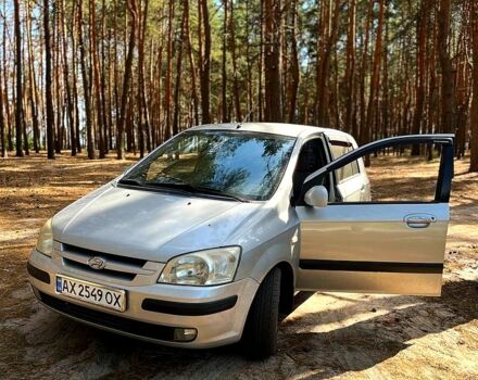 Сірий Хендай Гетц, об'ємом двигуна 1.3 л та пробігом 200 тис. км за 5500 $, фото 2 на Automoto.ua