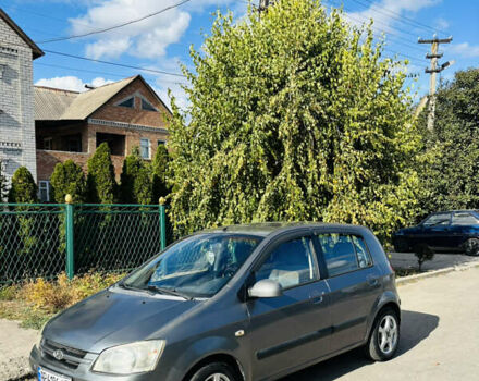 Серый Хендай Гетц, объемом двигателя 1.1 л и пробегом 171 тыс. км за 2800 $, фото 2 на Automoto.ua