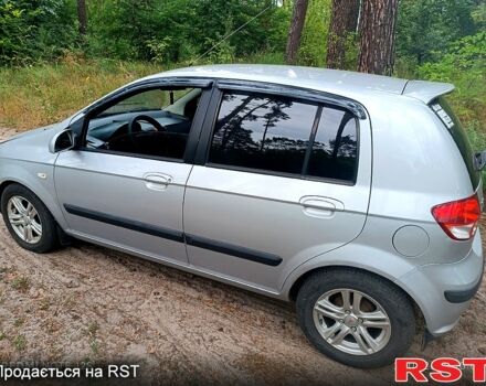Серый Хендай Гетц, объемом двигателя 1.3 л и пробегом 254 тыс. км за 3700 $, фото 6 на Automoto.ua