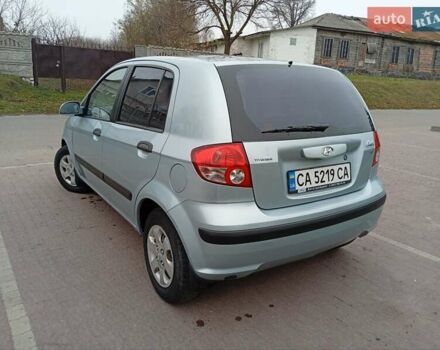 Серый Хендай Гетц, объемом двигателя 1.34 л и пробегом 175 тыс. км за 4499 $, фото 1 на Automoto.ua