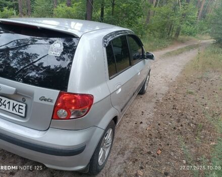 Серый Хендай Гетц, объемом двигателя 1.3 л и пробегом 255 тыс. км за 3500 $, фото 5 на Automoto.ua