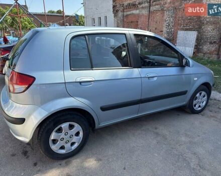Серый Хендай Гетц, объемом двигателя 1.3 л и пробегом 122 тыс. км за 3800 $, фото 5 на Automoto.ua