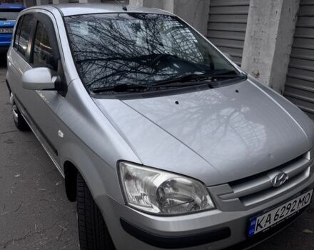 Серый Хендай Гетц, объемом двигателя 1.3 л и пробегом 215 тыс. км за 3900 $, фото 2 на Automoto.ua