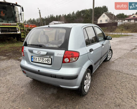 Серый Хендай Гетц, объемом двигателя 1.34 л и пробегом 175 тыс. км за 2500 $, фото 5 на Automoto.ua