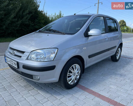 Серый Хендай Гетц, объемом двигателя 1.4 л и пробегом 168 тыс. км за 5400 $, фото 2 на Automoto.ua