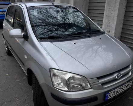Серый Хендай Гетц, объемом двигателя 1.34 л и пробегом 215 тыс. км за 3650 $, фото 1 на Automoto.ua