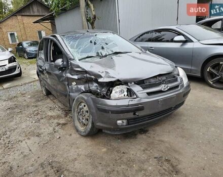 Сірий Хендай Гетц, об'ємом двигуна 1.4 л та пробігом 90 тис. км за 1700 $, фото 9 на Automoto.ua