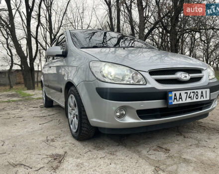 Серый Хендай Гетц, объемом двигателя 1.4 л и пробегом 160 тыс. км за 5500 $, фото 6 на Automoto.ua