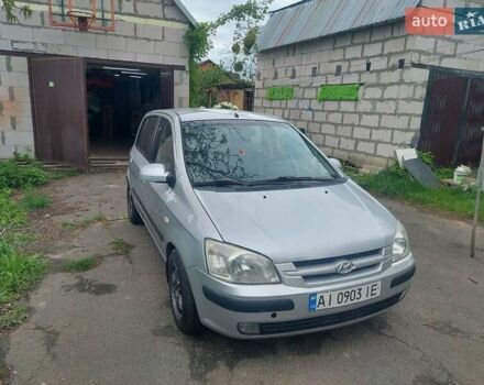 Сірий Хендай Гетц, об'ємом двигуна 1.4 л та пробігом 165 тис. км за 5200 $, фото 2 на Automoto.ua