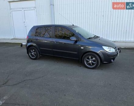 Серый Хендай Гетц, объемом двигателя 1.4 л и пробегом 190 тыс. км за 5200 $, фото 6 на Automoto.ua