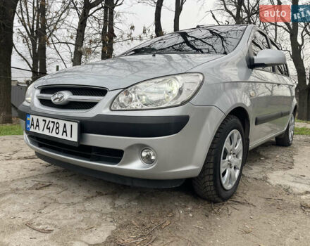 Серый Хендай Гетц, объемом двигателя 1.4 л и пробегом 160 тыс. км за 5500 $, фото 1 на Automoto.ua