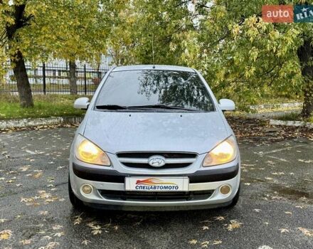 Серый Хендай Гетц, объемом двигателя 1.59 л и пробегом 120 тыс. км за 5990 $, фото 6 на Automoto.ua