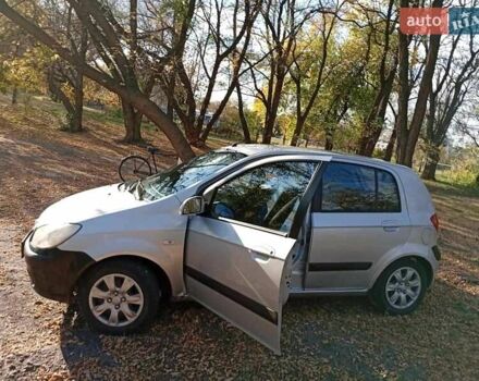 Сірий Хендай Гетц, об'ємом двигуна 1.1 л та пробігом 165 тис. км за 4000 $, фото 1 на Automoto.ua