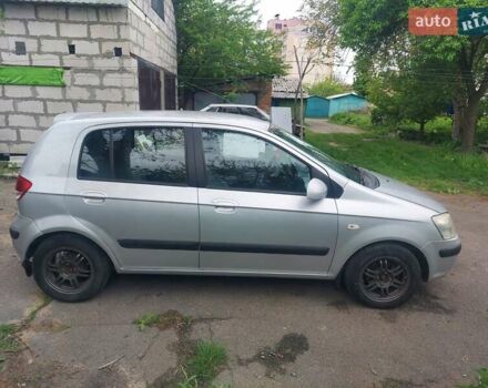 Сірий Хендай Гетц, об'ємом двигуна 1.4 л та пробігом 165 тис. км за 5200 $, фото 1 на Automoto.ua
