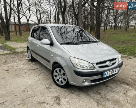 Серый Хендай Гетц, объемом двигателя 1.4 л и пробегом 160 тыс. км за 5500 $, фото 5 на Automoto.ua