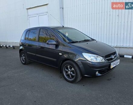 Серый Хендай Гетц, объемом двигателя 1.4 л и пробегом 190 тыс. км за 5200 $, фото 4 на Automoto.ua