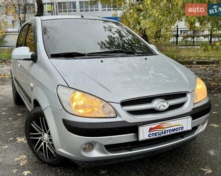 Серый Хендай Гетц, объемом двигателя 1.59 л и пробегом 120 тыс. км за 5990 $, фото 2 на Automoto.ua