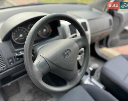 Серый Хендай Гетц, объемом двигателя 1.4 л и пробегом 186 тыс. км за 4950 $, фото 10 на Automoto.ua