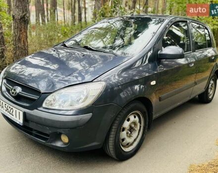 Сірий Хендай Гетц, об'ємом двигуна 1.4 л та пробігом 185 тис. км за 3550 $, фото 1 на Automoto.ua