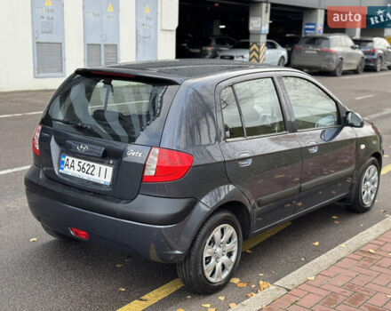 Серый Хендай Гетц, объемом двигателя 1.4 л и пробегом 186 тыс. км за 4950 $, фото 4 на Automoto.ua