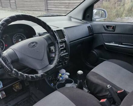 Сірий Хендай Гетц, об'ємом двигуна 1.09 л та пробігом 186 тис. км за 4100 $, фото 4 на Automoto.ua