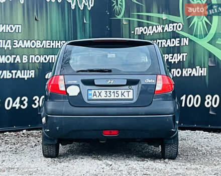Серый Хендай Гетц, объемом двигателя 1.4 л и пробегом 119 тыс. км за 4800 $, фото 6 на Automoto.ua