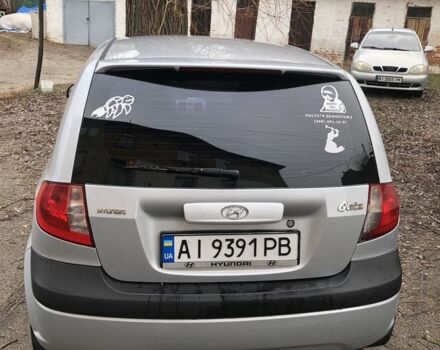 Серый Хендай Гетц, объемом двигателя 1.4 л и пробегом 280 тыс. км за 3500 $, фото 2 на Automoto.ua