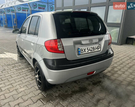 Серый Хендай Гетц, объемом двигателя 1.4 л и пробегом 189 тыс. км за 5350 $, фото 2 на Automoto.ua