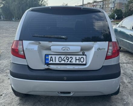 Серый Хендай Гетц, объемом двигателя 1.4 л и пробегом 240 тыс. км за 2800 $, фото 2 на Automoto.ua