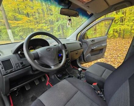 Серый Хендай Гетц, объемом двигателя 1.4 л и пробегом 84 тыс. км за 6100 $, фото 3 на Automoto.ua