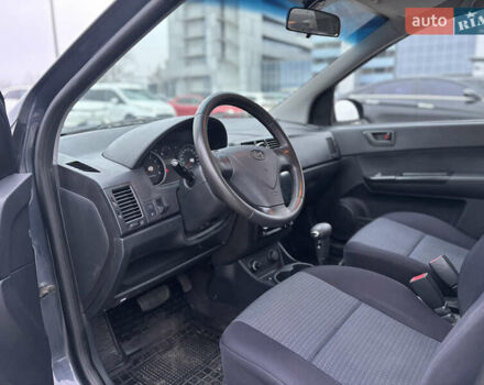 Серый Хендай Гетц, объемом двигателя 1.4 л и пробегом 137 тыс. км за 7299 $, фото 8 на Automoto.ua