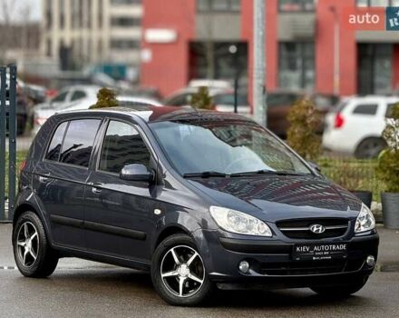 Серый Хендай Гетц, объемом двигателя 1.6 л и пробегом 159 тыс. км за 6500 $, фото 1 на Automoto.ua