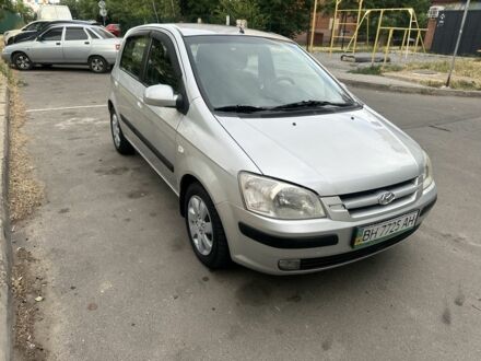 Серый Хендай Гетц, объемом двигателя 1.4 л и пробегом 147 тыс. км за 3200 $, фото 1 на Automoto.ua