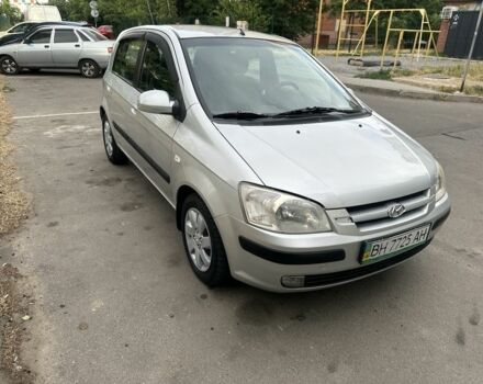 Серый Хендай Гетц, объемом двигателя 1.4 л и пробегом 147 тыс. км за 3200 $, фото 1 на Automoto.ua