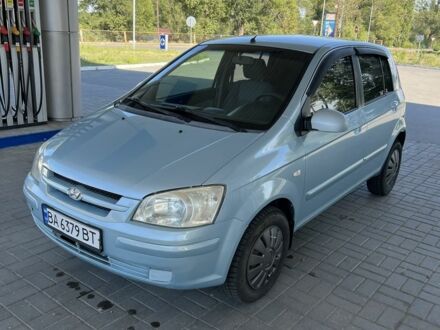 Серый Хендай Гетц, объемом двигателя 1.3 л и пробегом 270 тыс. км за 3100 $, фото 1 на Automoto.ua