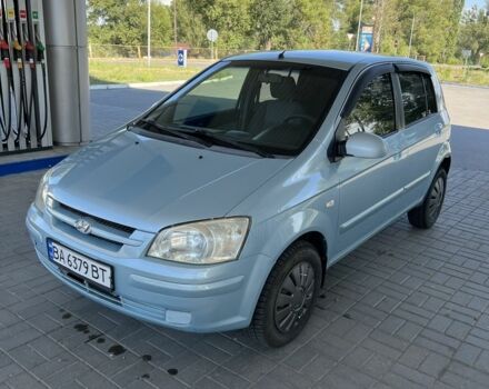 Серый Хендай Гетц, объемом двигателя 1.3 л и пробегом 270 тыс. км за 3100 $, фото 1 на Automoto.ua