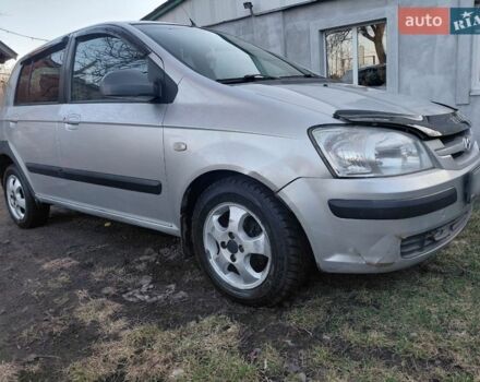 Сірий Хендай Гетц, об'ємом двигуна 1.4 л та пробігом 212 тис. км за 3000 $, фото 1 на Automoto.ua