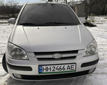 Серый Хендай Гетц, объемом двигателя 1.3 л и пробегом 200 тыс. км за 3700 $, фото 1 на Automoto.ua
