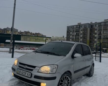 Серый Хендай Гетц, объемом двигателя 1.4 л и пробегом 220 тыс. км за 3450 $, фото 1 на Automoto.ua