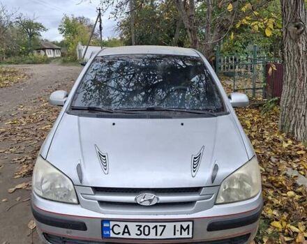 Сірий Хендай Гетц, об'ємом двигуна 1.34 л та пробігом 220 тис. км за 3500 $, фото 1 на Automoto.ua