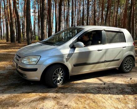 Сірий Хендай Гетц, об'ємом двигуна 1.3 л та пробігом 200 тис. км за 5500 $, фото 1 на Automoto.ua