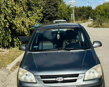 Серый Хендай Гетц, объемом двигателя 1.1 л и пробегом 171 тыс. км за 2800 $, фото 1 на Automoto.ua