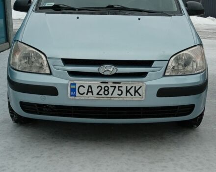 Серый Хендай Гетц, объемом двигателя 1.5 л и пробегом 168 тыс. км за 4500 $, фото 1 на Automoto.ua