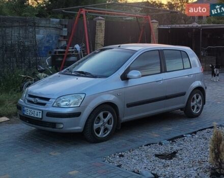 Серый Хендай Гетц, объемом двигателя 1.34 л и пробегом 188 тыс. км за 4500 $, фото 1 на Automoto.ua