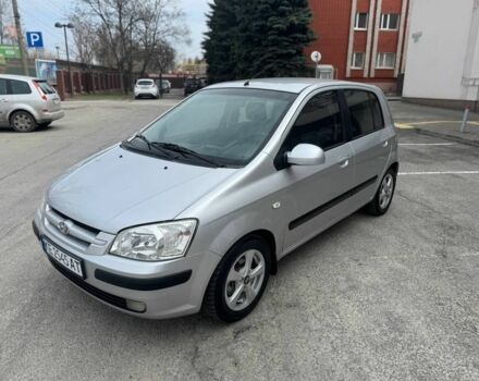 Серый Хендай Гетц, объемом двигателя 1.3 л и пробегом 189 тыс. км за 4450 $, фото 1 на Automoto.ua