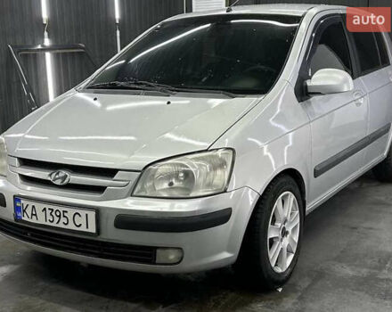 Серый Хендай Гетц, объемом двигателя 1.6 л и пробегом 243 тыс. км за 4300 $, фото 1 на Automoto.ua